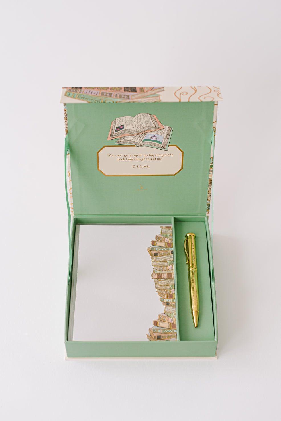 Premium Cozy Book Stack Luxury Stationery Set - Elegant Writing & Journaling Supplies for Book Lovers, Perfect for Office, School & Gift Giving