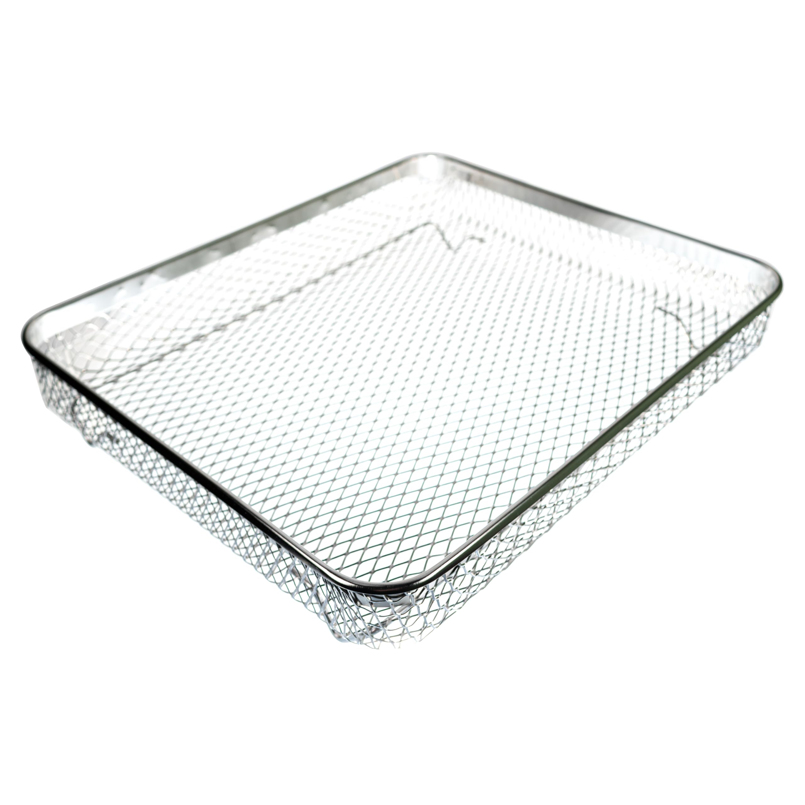 Univen Premium Stainless Steel Air Fryer Basket Replacement - Compatible with Cuisinart TOA-26 & TOA-28 Air Fryer Ovens | Durable, Non-Stick & Easy to Clean | Perfect for Healthy Frying, Roasting & Baking at Home