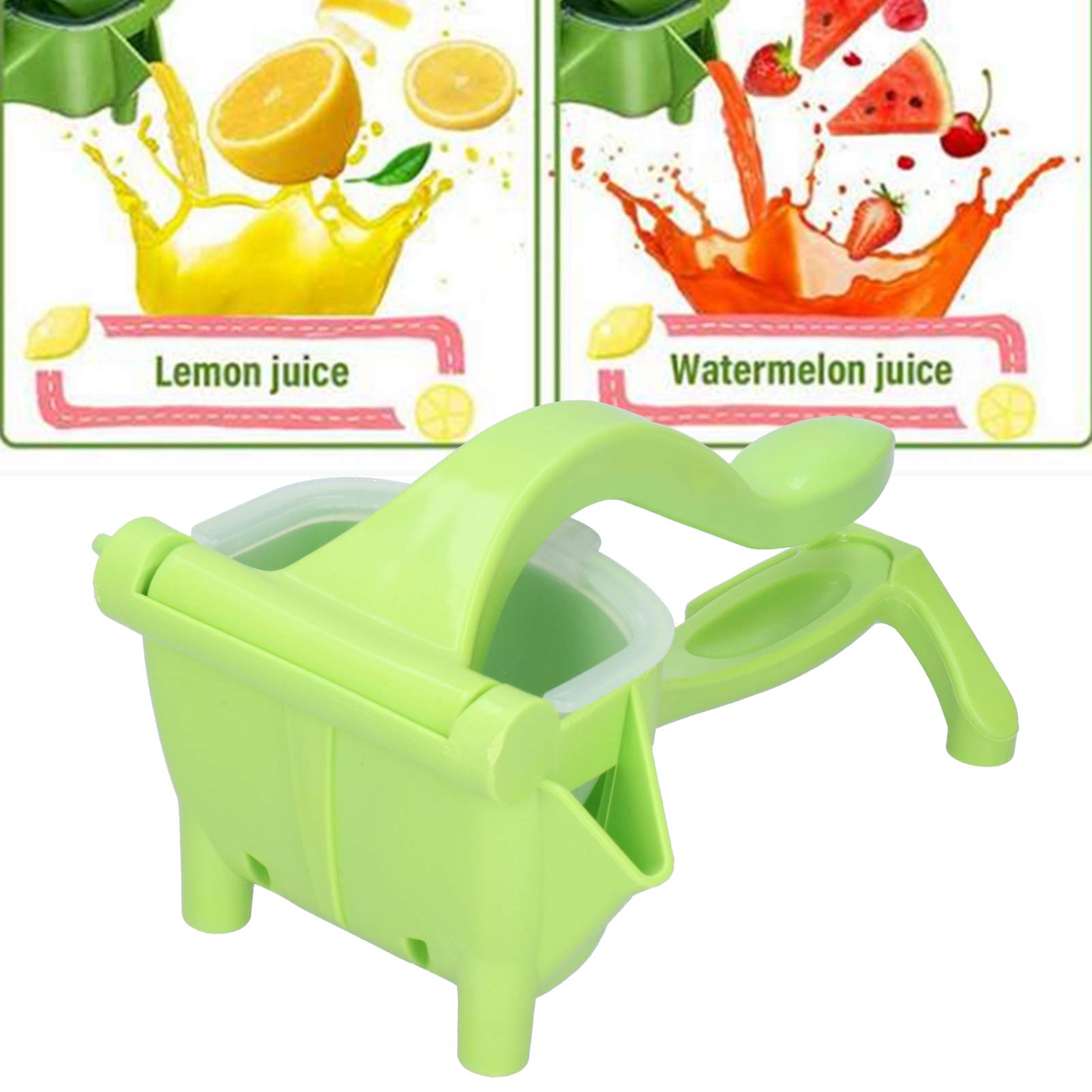 Manual Lemon Squeezer - Plastic Hand Juicer for Citrus Fruits, Multifunctional Kitchen Tool for Fresh Orange, Lime & Lemon Juice - Perfect for Cocktails, Baking & Healthy Drinks