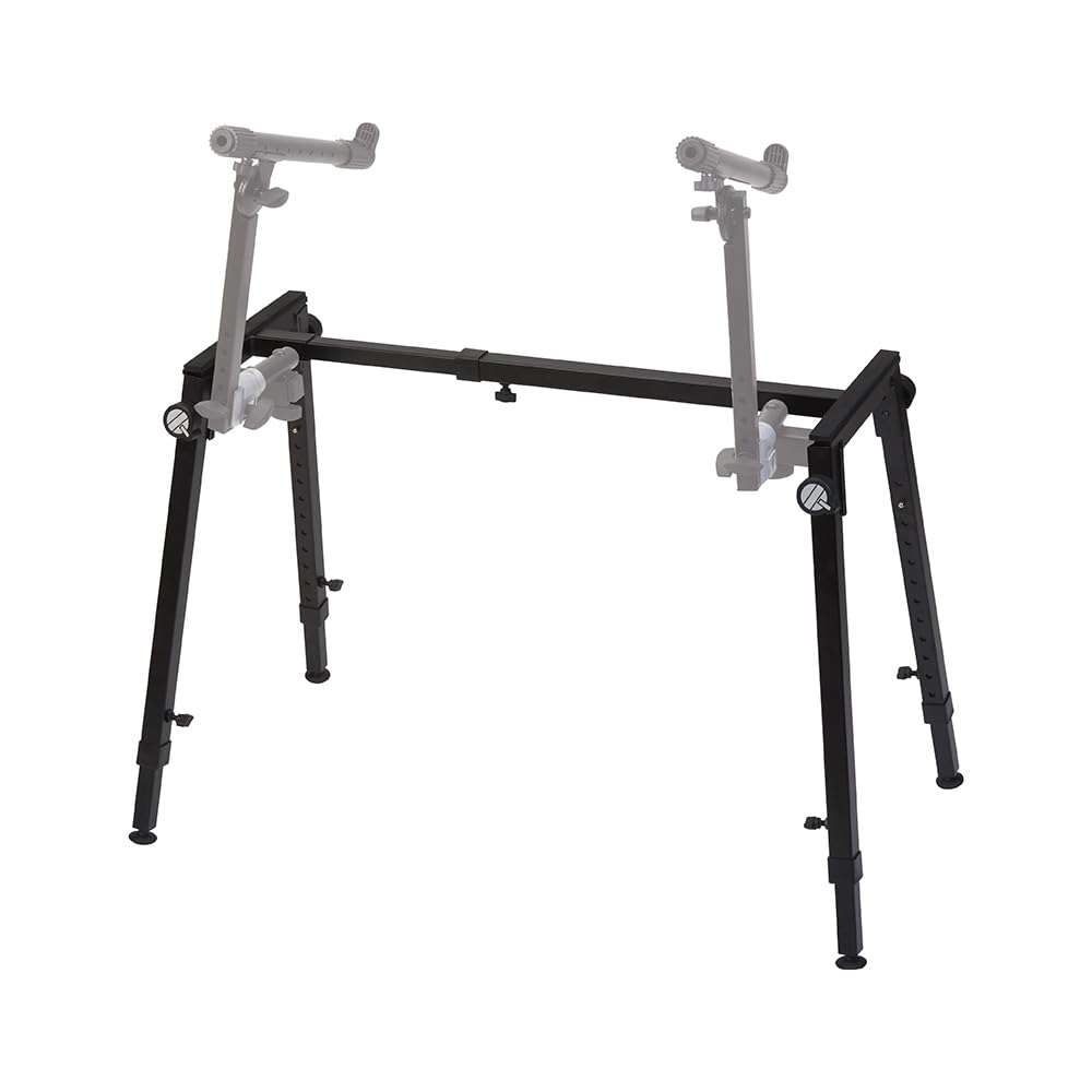 QUIK LOK WS-421 Adjustable Keyboard Stand & Mixer Stand - Heavy Duty Music Equipment for Studio, Stage & Home Use
