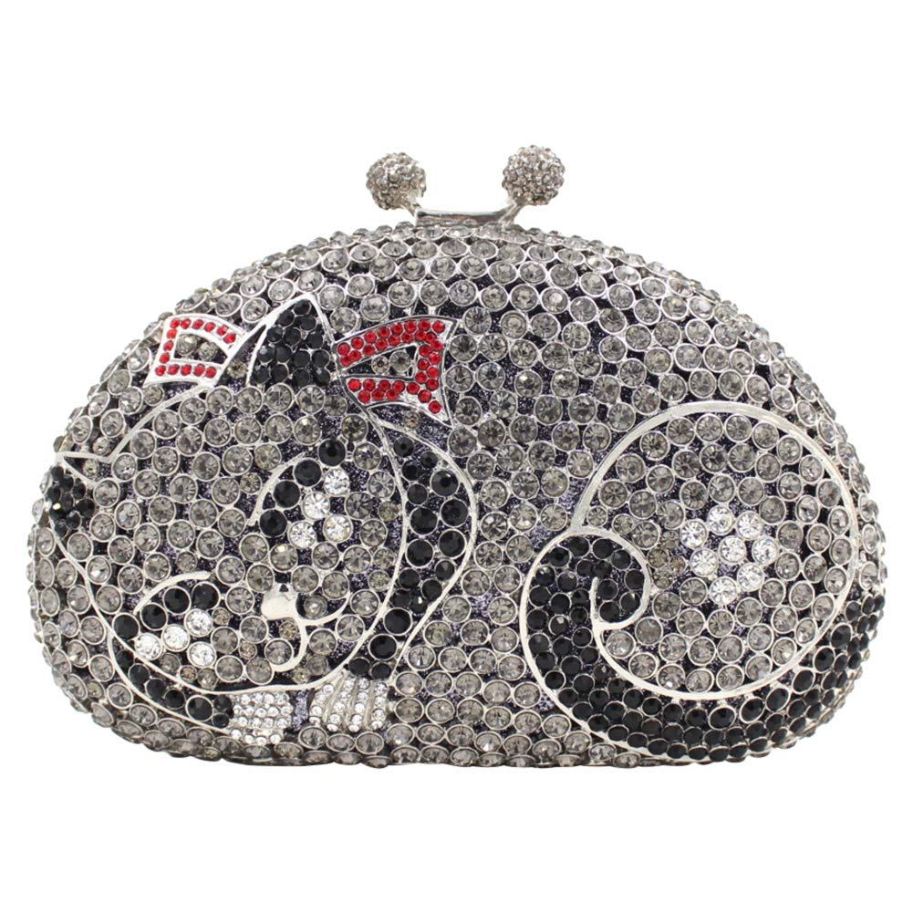 Luxury Rhinestone Evening Clutch Purse for Women - Elegant Wedding Handbag with Chain Strap - Perfect for Parties, Prom, and Special Occasions