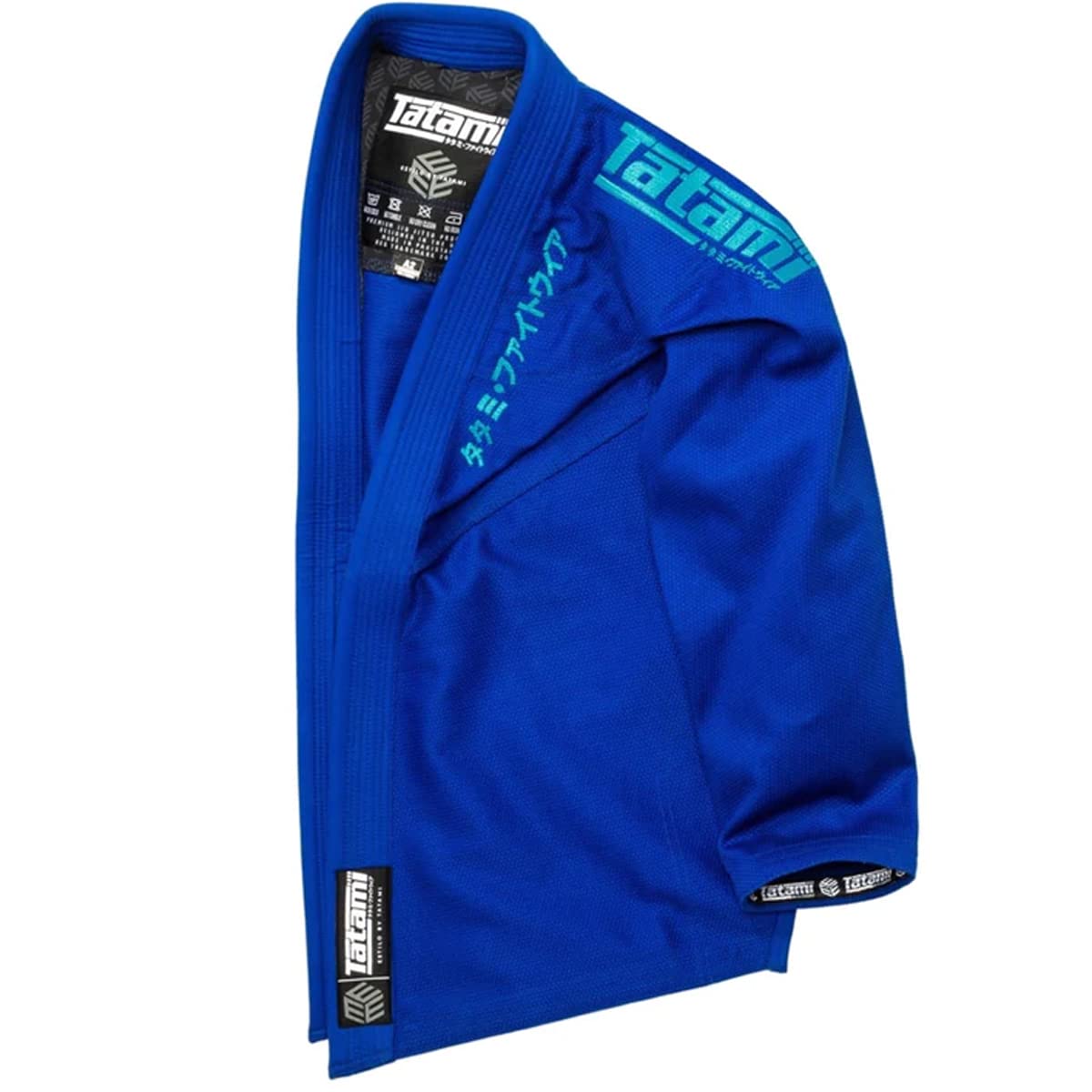 Premium 550GSM Pearl Weave Tatami Fightwear Estilo Black Label Men’s Jiu Jitsu Gi - 12oz BJJ Canvas Pants & Drawstring Bag for Brazilian Jiu-Jitsu Training & Competition