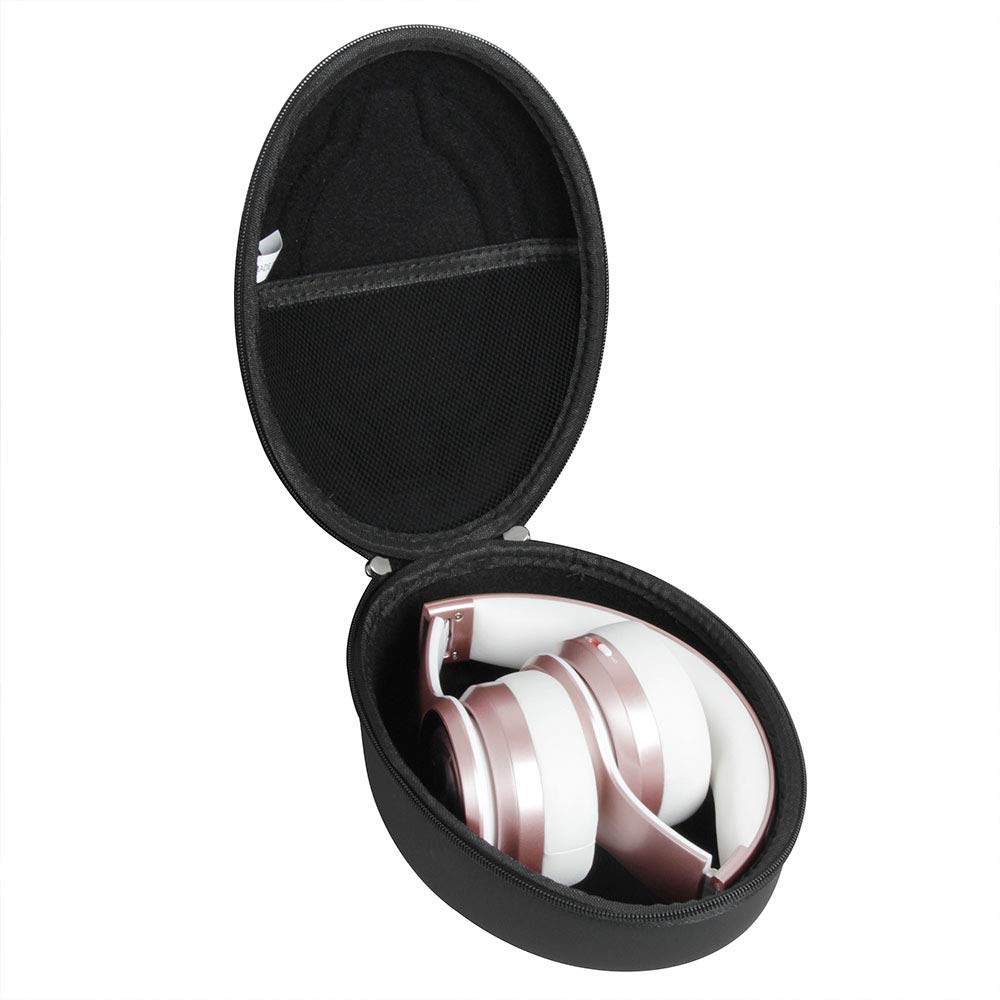 Hermitshell Travel Case for Glynzak Wireless Bluetooth Headphones - Over Ear 65H Playtime HiFi Stereo Headset with Noise Cancelling (Black) - Perfect for Travel, Commuting & Office Use