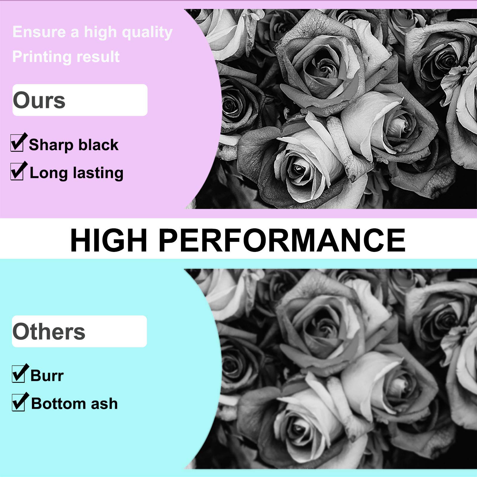 3-Pack High Capacity 78A/CE278A Black Toner Cartridge Compatible with HP P1606dn M1537dnf M1538dnf Printers - Perfect for Office & Home Printing Needs