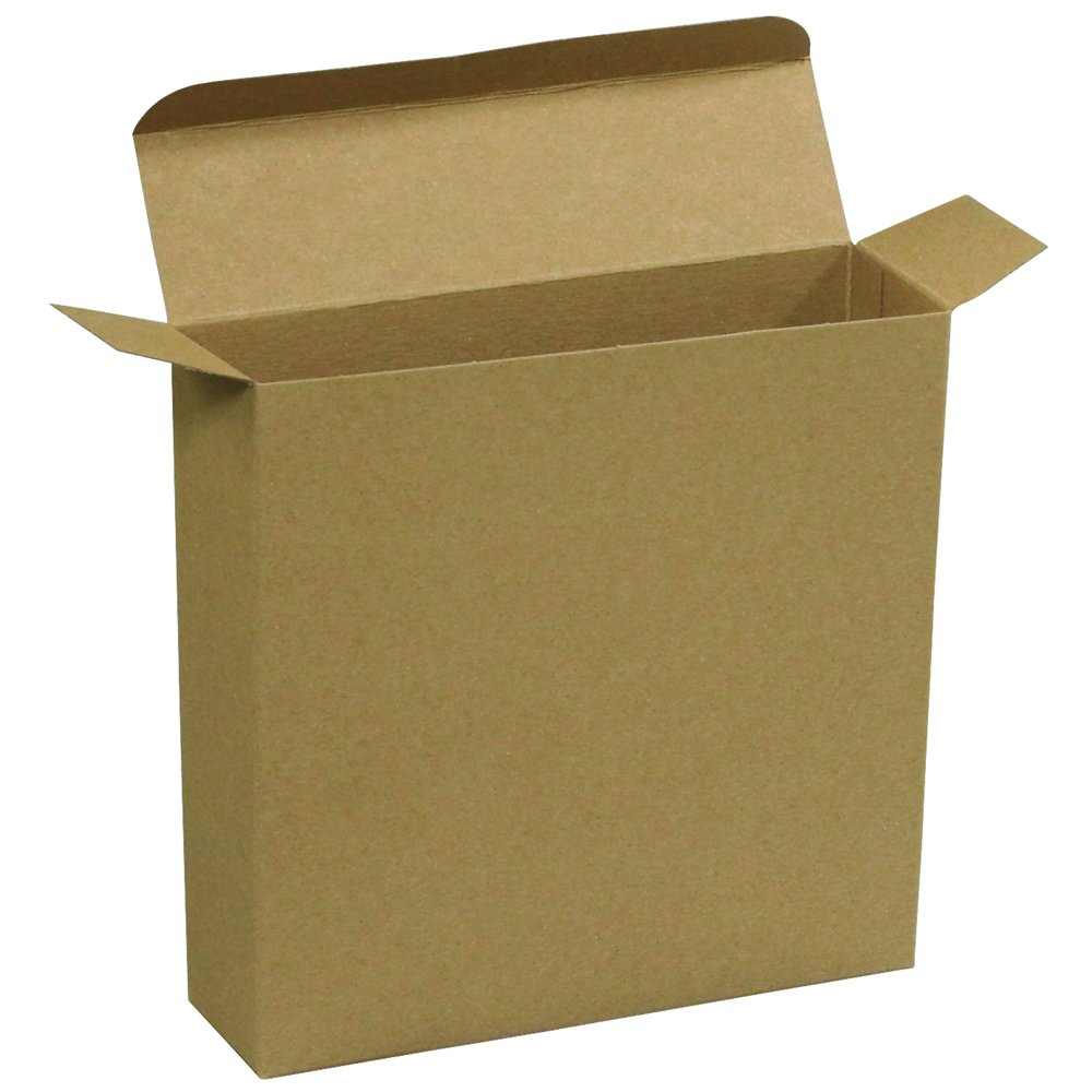 Aviditi 250-Pack Kraft Brown Folding Gift Boxes 7.25