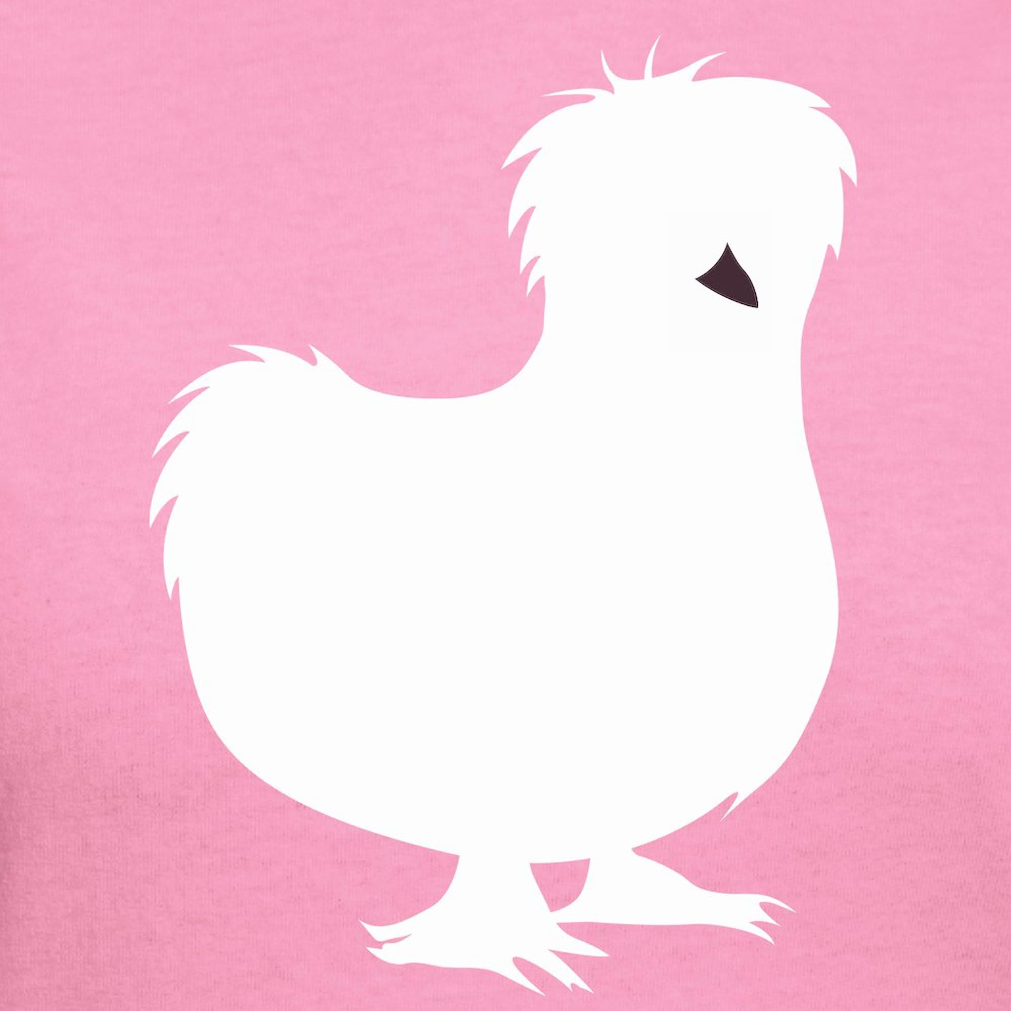 Silkie Chicken Women's T-Shirt - 100% Cotton Dark Tee for Casual Wear & Chicken Lovers | Perfect for Farm Life, Animal Enthusiasts & Funny Gift Ideas
