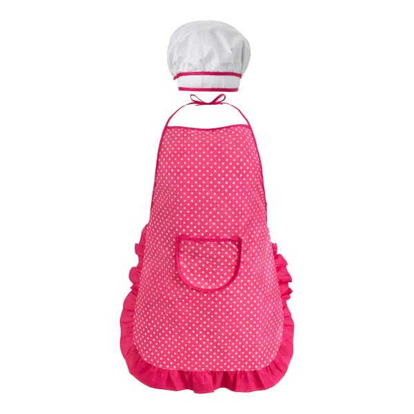 Hey! Play! 23-Piece Kids Pretend Play Kitchen Set - Toy Cookware, Play Vegetables, Utensils & Storage Container - Pink (80-PP170014) | Perfect for Role Play, Preschool Learning & Birthday Gifts