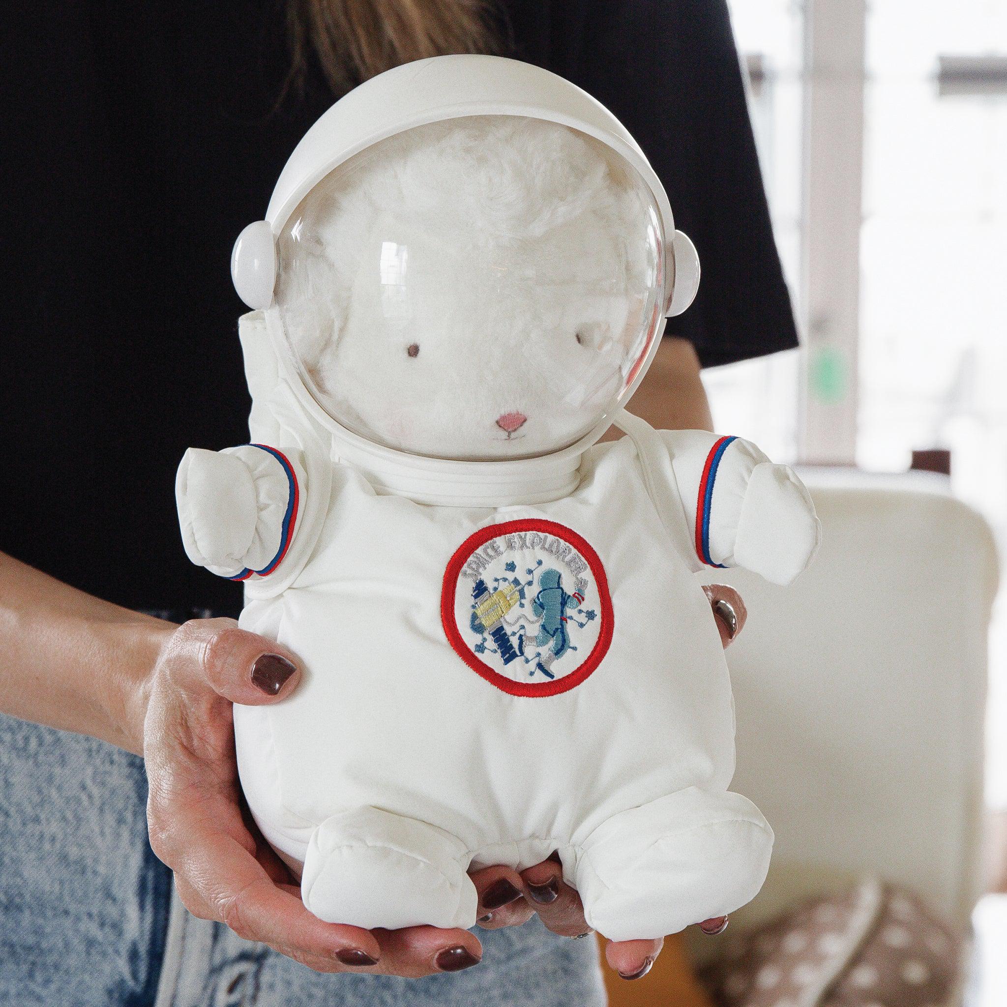 Astronaut Kiddo The Lamb Plush Toy - Cute Space-Themed Stuffed Animal for Kids | Perfect for Bedtime, Nursery Decor & Gift Giving