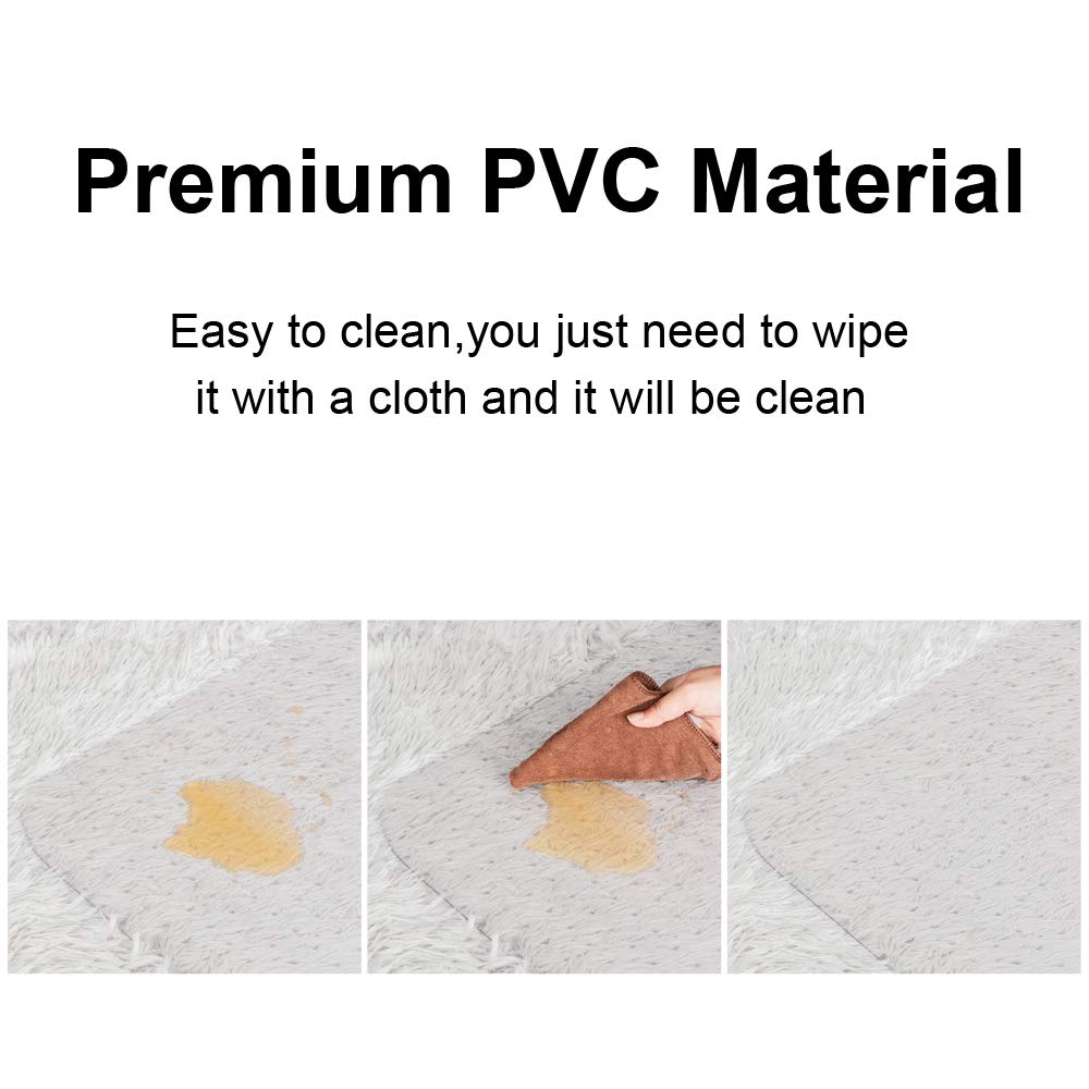 Azadx Clear Office Chair Mat for Low, Standard & No Pile Carpets - 36