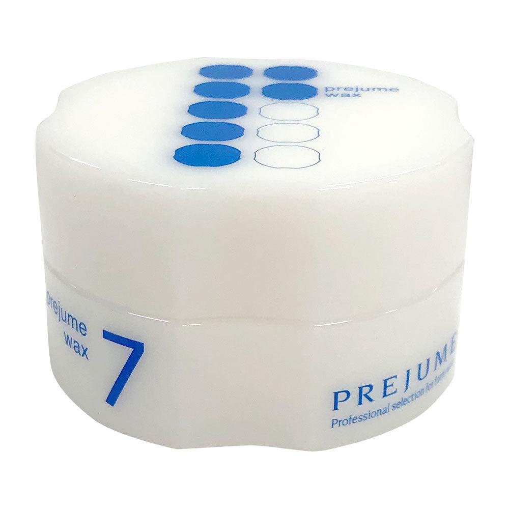 Milbon Prejume Wax 7 - Japanese Hair Styling Wax for Men & Women (90g) - Strong Hold, Natural Shine - Perfect for Pompadour, Spiky & Textured Hairstyles