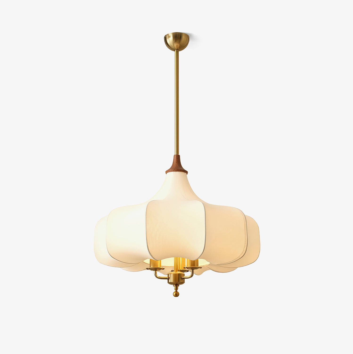Aurora Bloom Pendant Light - Modern Glass Ceiling Light Fixture for Dining Room, Kitchen Island & Bedroom Decor