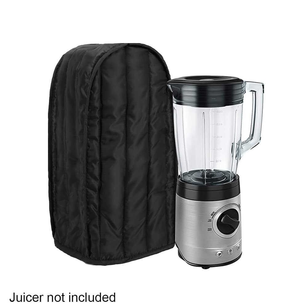 Premium Blender Dust Cover - Stand Mixer & Coffee Maker Appliance Protector | Anti-Fingerprint Polyester Kitchen Cover | Dustproof & Stain Resistant | Perfect for Kitchen Countertop Organization & Appliance Protection (Black)