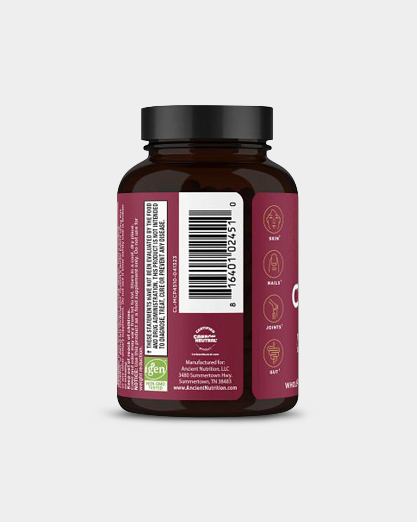 Ancient Nutrition Multi Collagen Protein Capsules - Supports Skin, Hair, Nails & Joint Health - Grass-Fed, Non-GMO Collagen Supplement for Women & Men - Perfect for Daily Wellness & Anti-Aging Routine