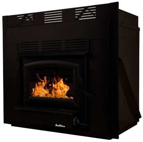 Buck Stove Model ZC21NC Zero Clearance Fireplace with Black Door - Efficient Heating for Living Rooms, Cabins & Outdoor Spaces