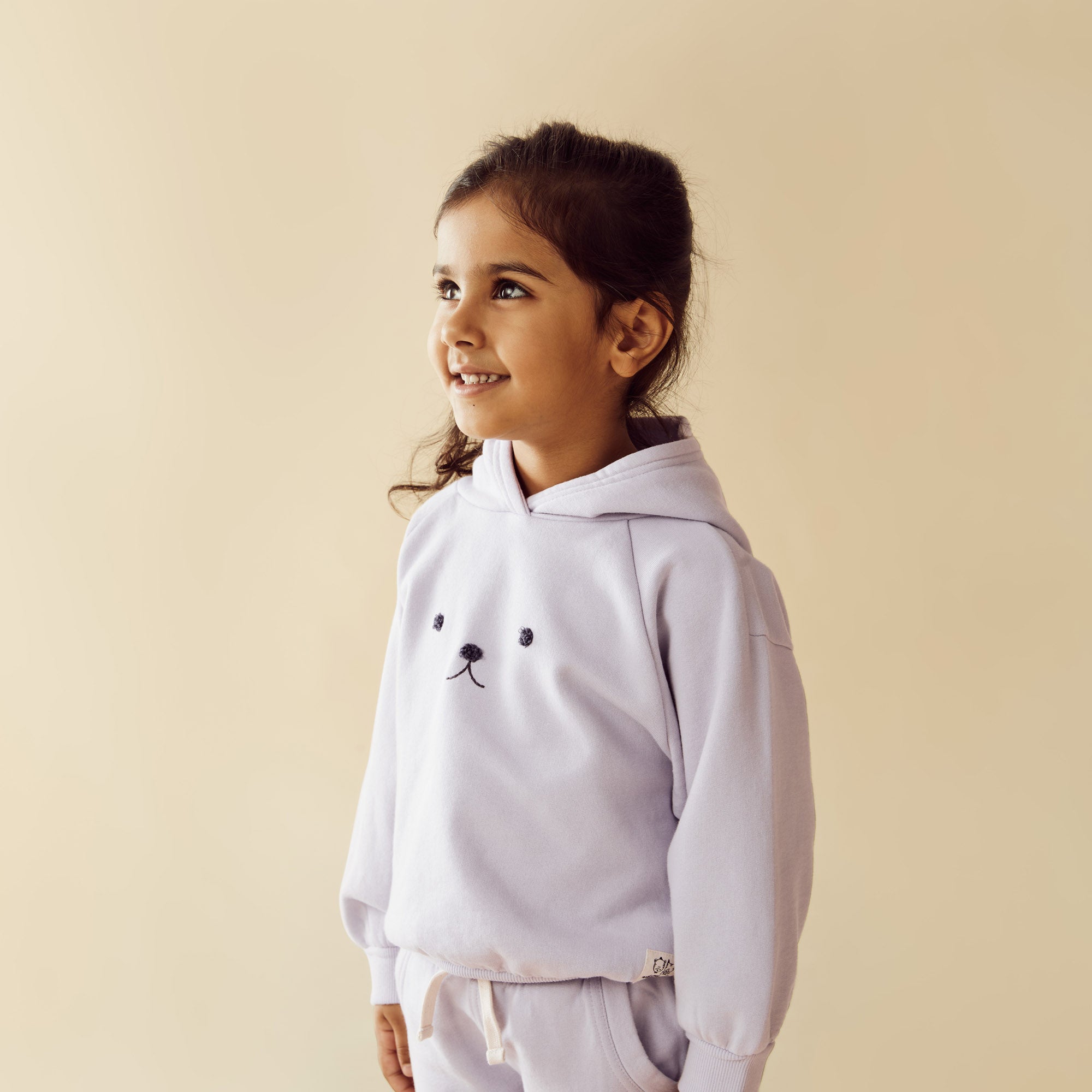 Organic Lavender Terry Cloth Hooded Sweatshirt - Soft & Comfortable Pullover for Women & Men - Perfect for Lounge Wear, Yoga, and Casual Outfits