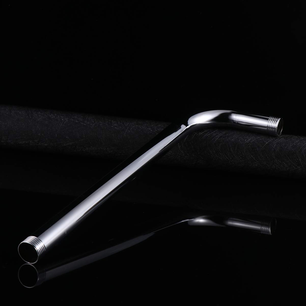 Adjustable Shower Arm with Flange and Shower Head Holder - Perfect for Bathroom Renovation & Modern Shower Upgrades