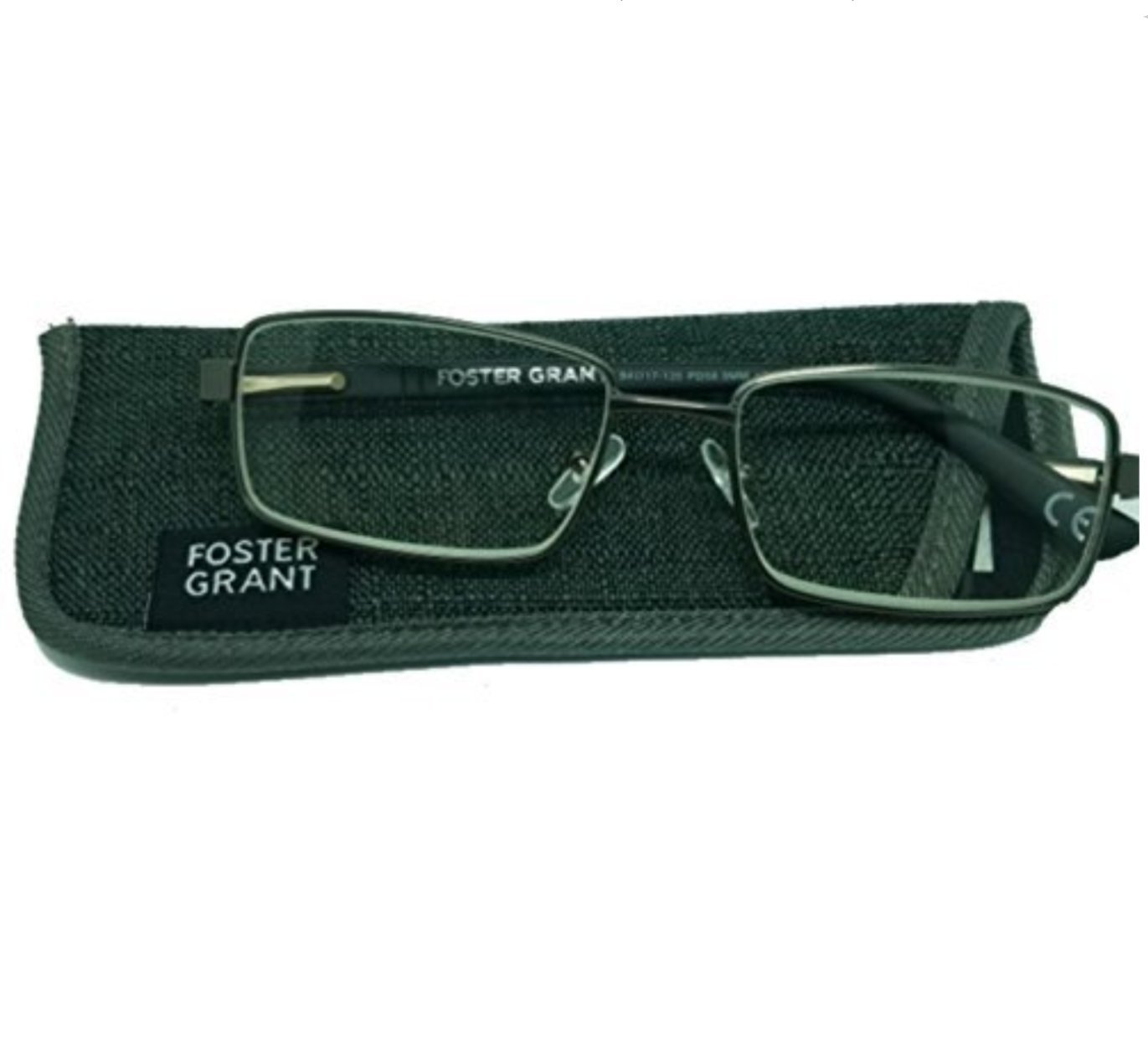 Foster Grant Knox Reading Glasses +2.50 Strength - Lightweight Comfortable Readers for Men & Women - Perfect for Reading, Computer Work & Close-Up Tasks