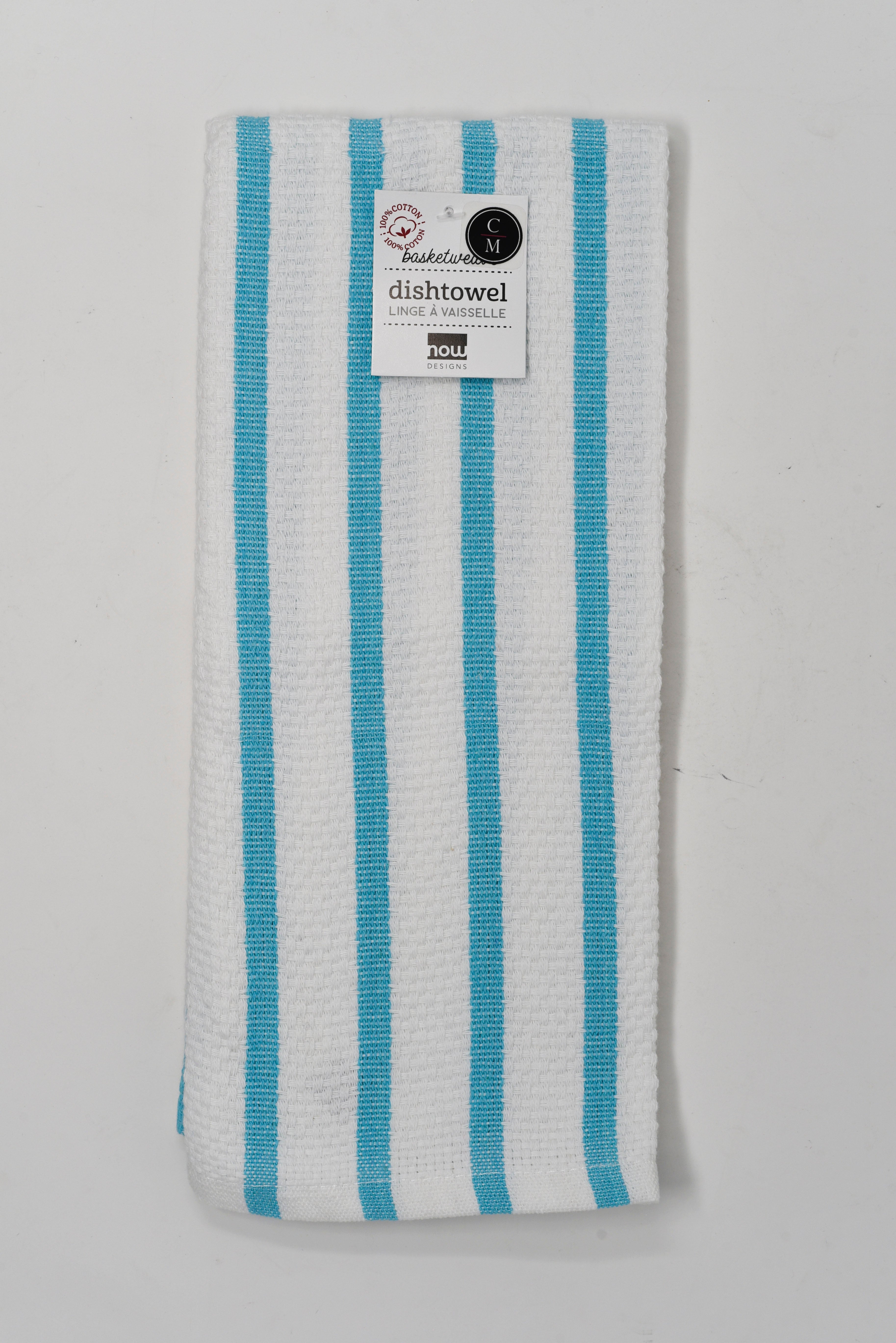Premium Cotton Basketweave Dish Towels - Absorbent & Durable Kitchen Towels for Drying Dishes, Hands & Countertops | Ideal for Everyday Use, Hosting & Gift Giving