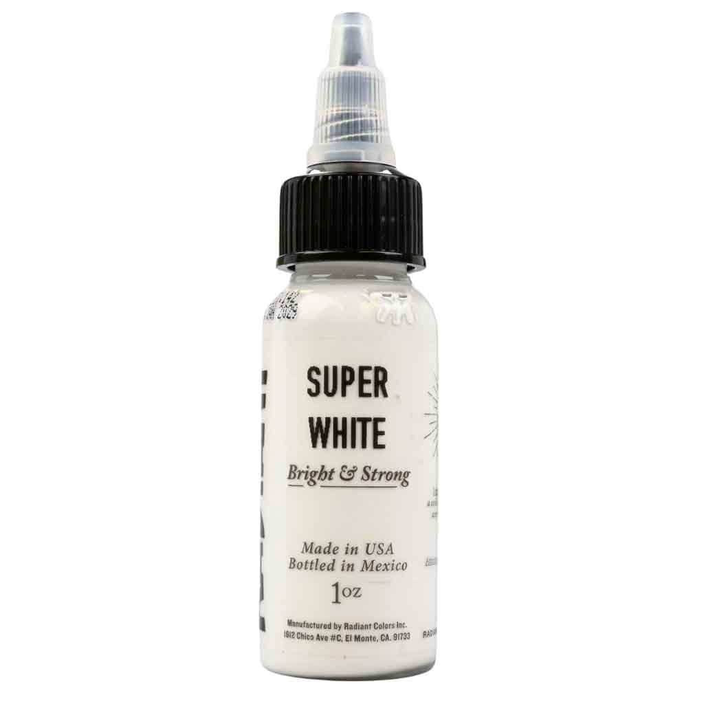 Premium Super White Radiant Ink - 1 oz Bottle for Calligraphy, Scrapbooking & DIY Crafts - High-Quality Pigment Ink for Artists & Crafters
