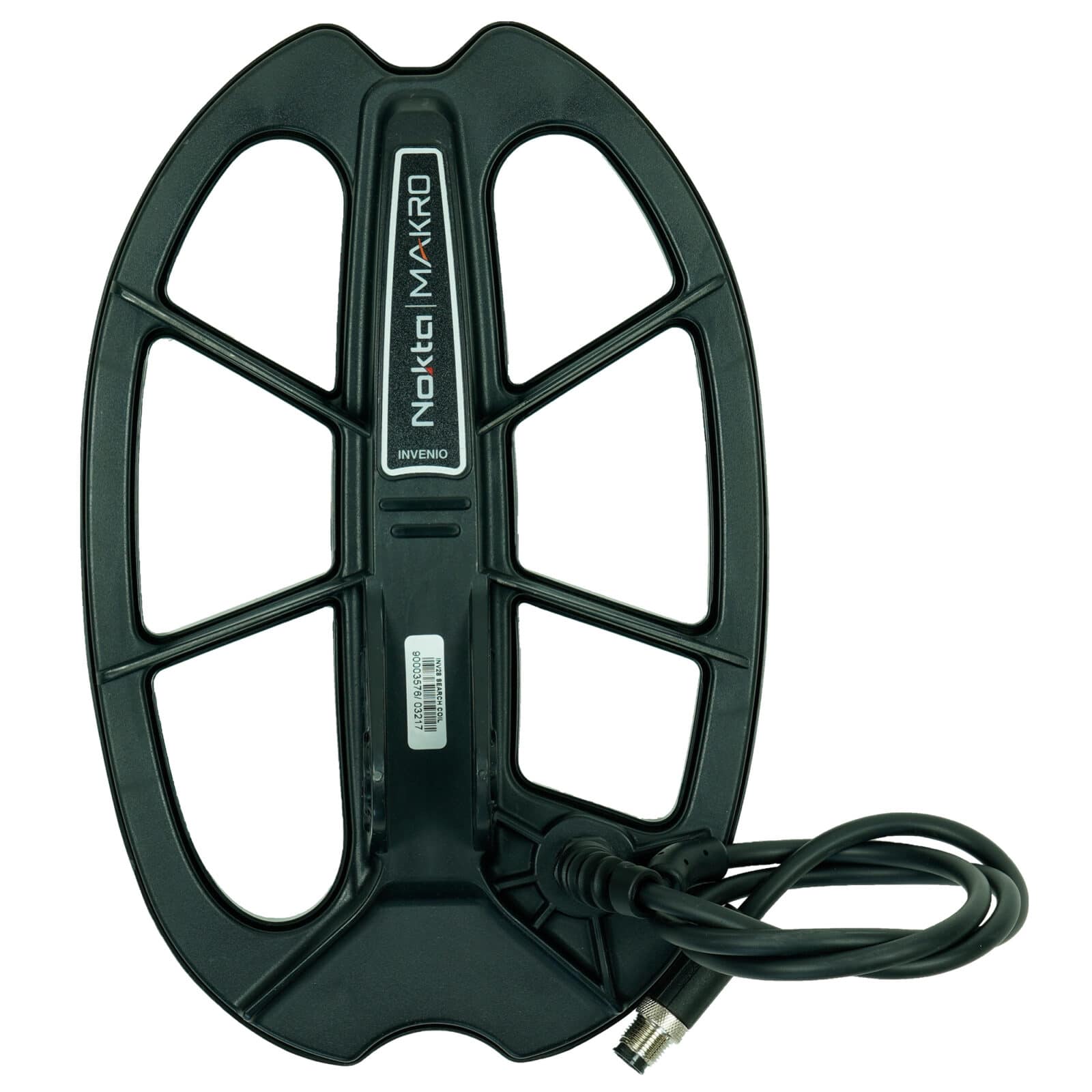Nokta INV28 11 x 7 Inch Waterproof DD Search Coil for Invenio Metal Detector - Perfect for Beach Hunting, Gold Prospecting & Treasure Detection