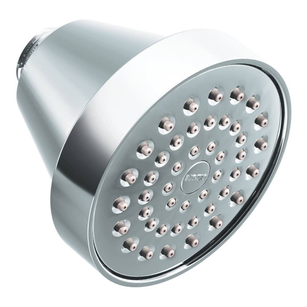 Moen 6399EP Chrome 1-Function Shower Head - High Pressure Water Saving Showerhead for Bathroom, Spa & Relaxation