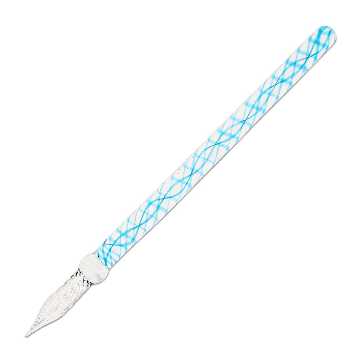 J. Herbin Straight Glass Pen - Blue Calanque Ink Dip Pen for Calligraphy, Handwriting & Art - Perfect for Lettering, Sketching & Gift Giving