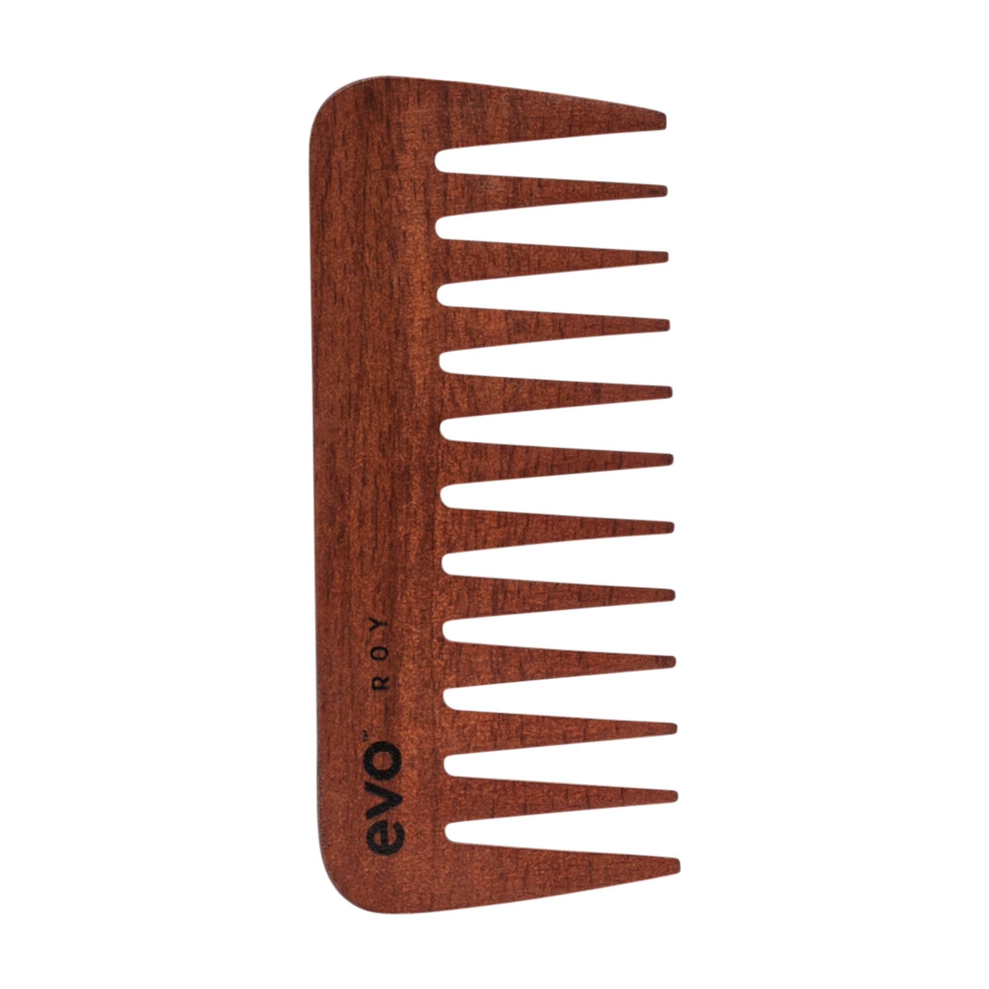Evo Roy Wide-Tooth Detangling Comb for Wet & Dry Hair - Perfect for Styling, Detangling, and Gentle Hair Care at Home or Salon