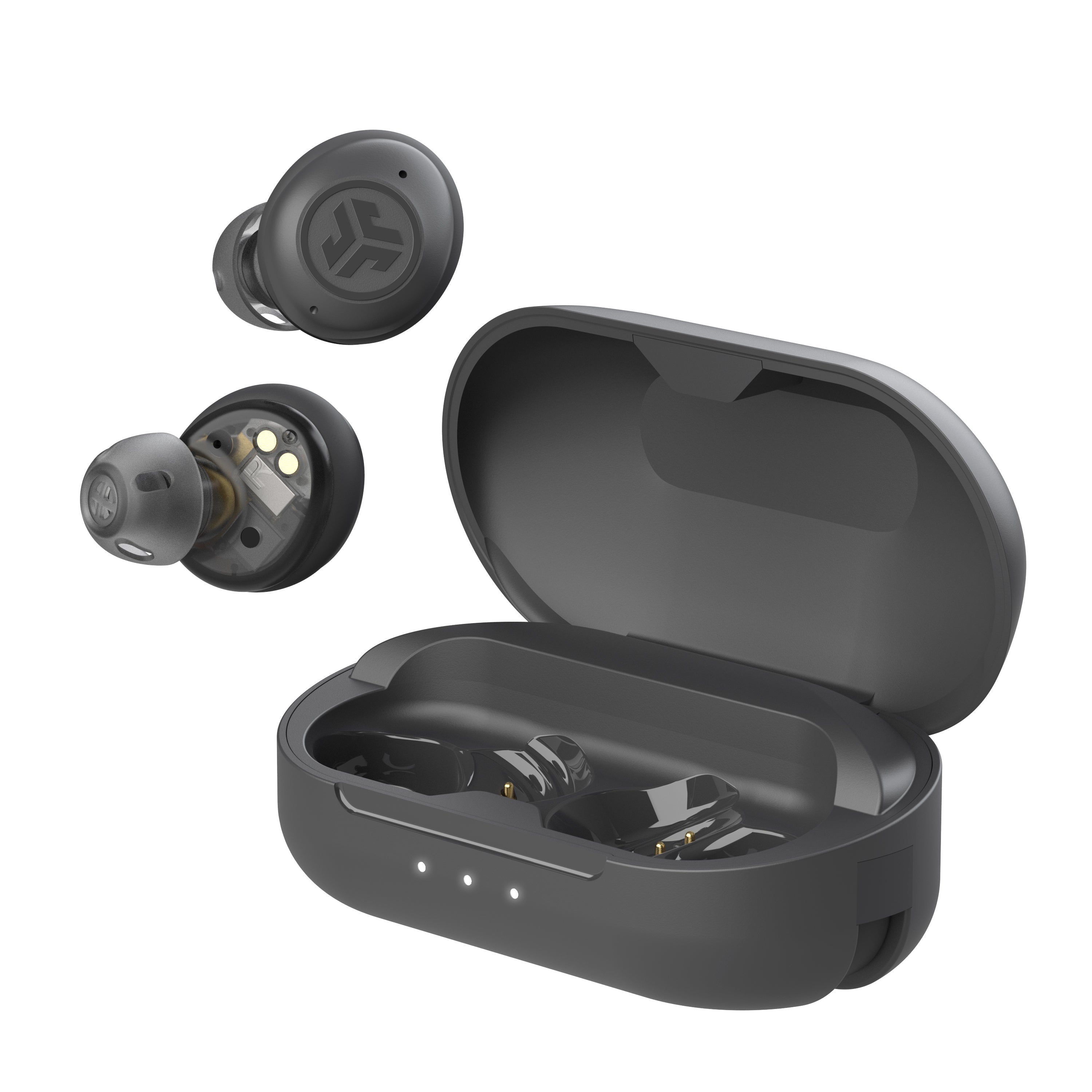 Premium OTC Hearing Aid in Graphite - Rechargeable & Noise Cancelling for Seniors & Adults - Perfect for TV, Conversations & Outdoor Activities