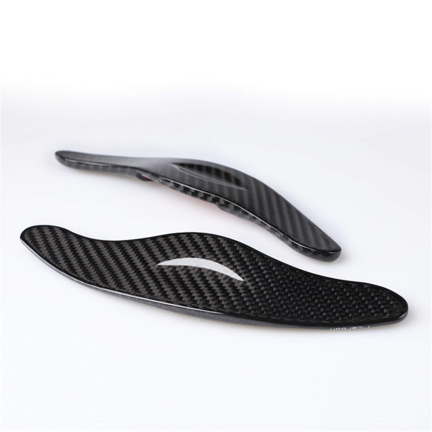 Genuine Pure Carbon Fiber Steering Wheel Paddle Shifters for Toyota Reiz Corolla Camry - Black | Racing & Performance Driving Accessories