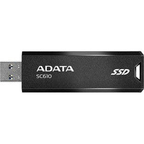 ADATA SC610 2TB External SSD - USB 3.2 Gen 2 Portable Solid State Drive with Retractable Design & 5-Year Warranty - Perfect for Data Backup, Gaming, and High-Speed File Transfers
