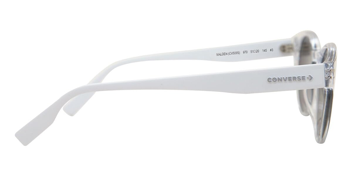 Converse CV 509 S Malden 970 Crystal Clear Polarized Sunglasses for Men & Women - UV Protection, Fashion Eyewear for Driving, Beach & Outdoor Activities