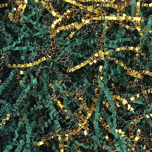 Dark green and gold