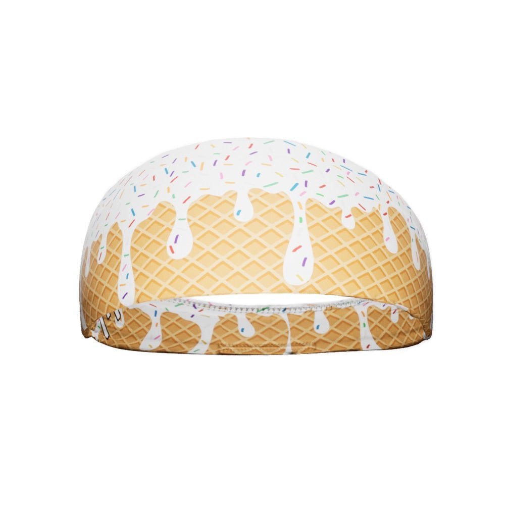White Ice Cream Headband - Cute Hair Accessory for Women & Girls | Perfect for Costume Parties, Cosplay & Summer Fashion