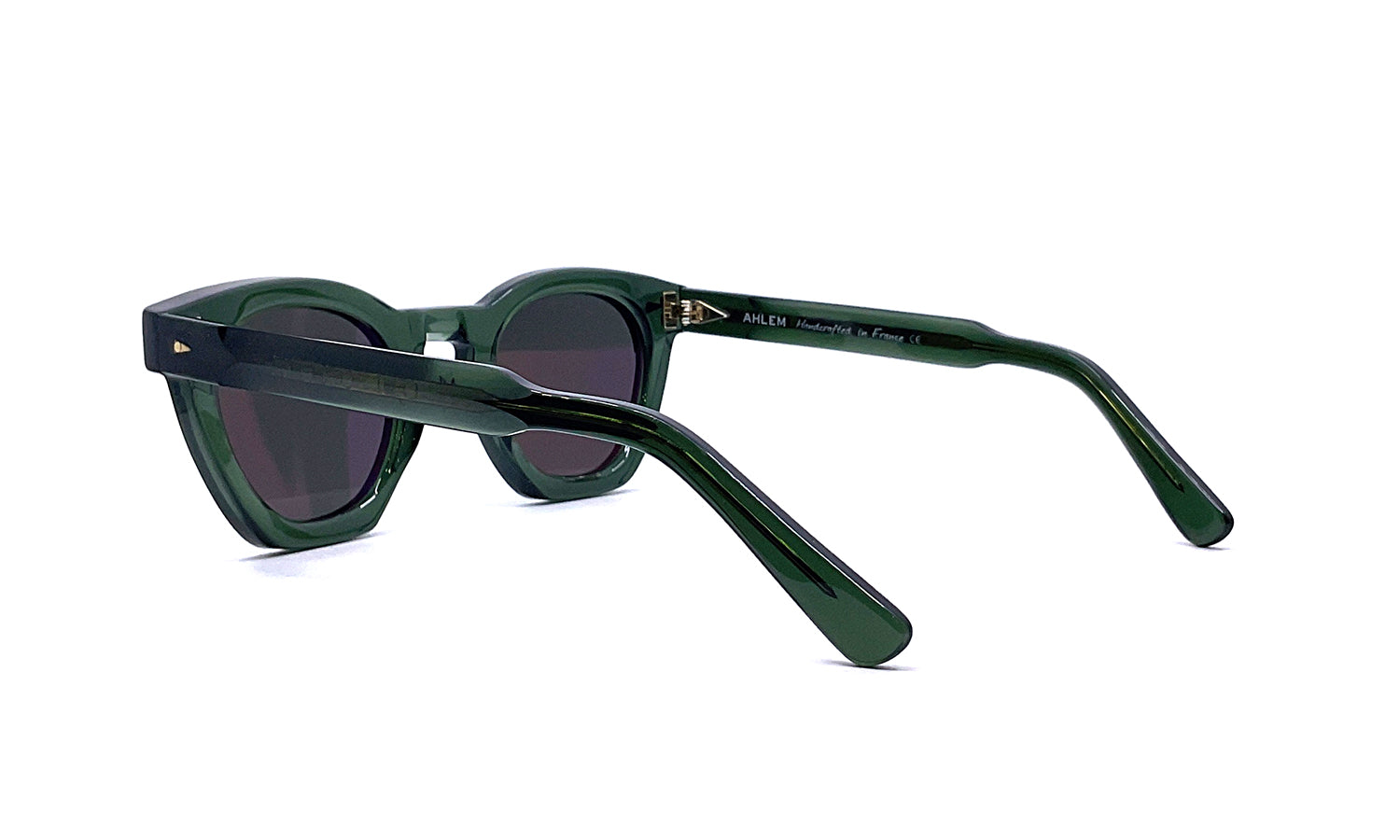 Ahlem Montorgueil Sunglasses - Dark Green Polarized Lenses for UV Protection | Fashionable & Durable for Outdoor Activities, Travel & Driving