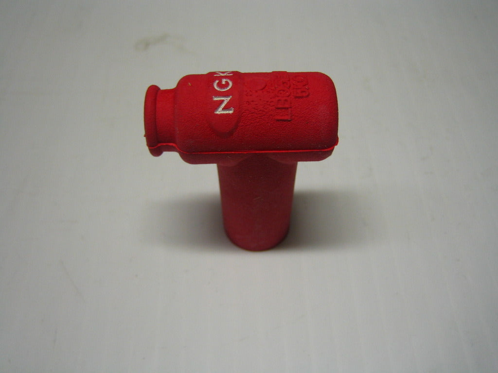 NGK Spark Plug Boot - High Performance Red Ignition Wire Connector for Cars, Trucks & Motorcycles - Perfect for Engine Tune-Ups & Performance Upgrades