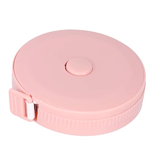 Stretch-Resistant Soft Tape Measure for Sewing, Tailoring, Crafts, Weight Loss & Body Measurement - Pink | Perfect for DIY Projects, Fitness Tracking & Home Use