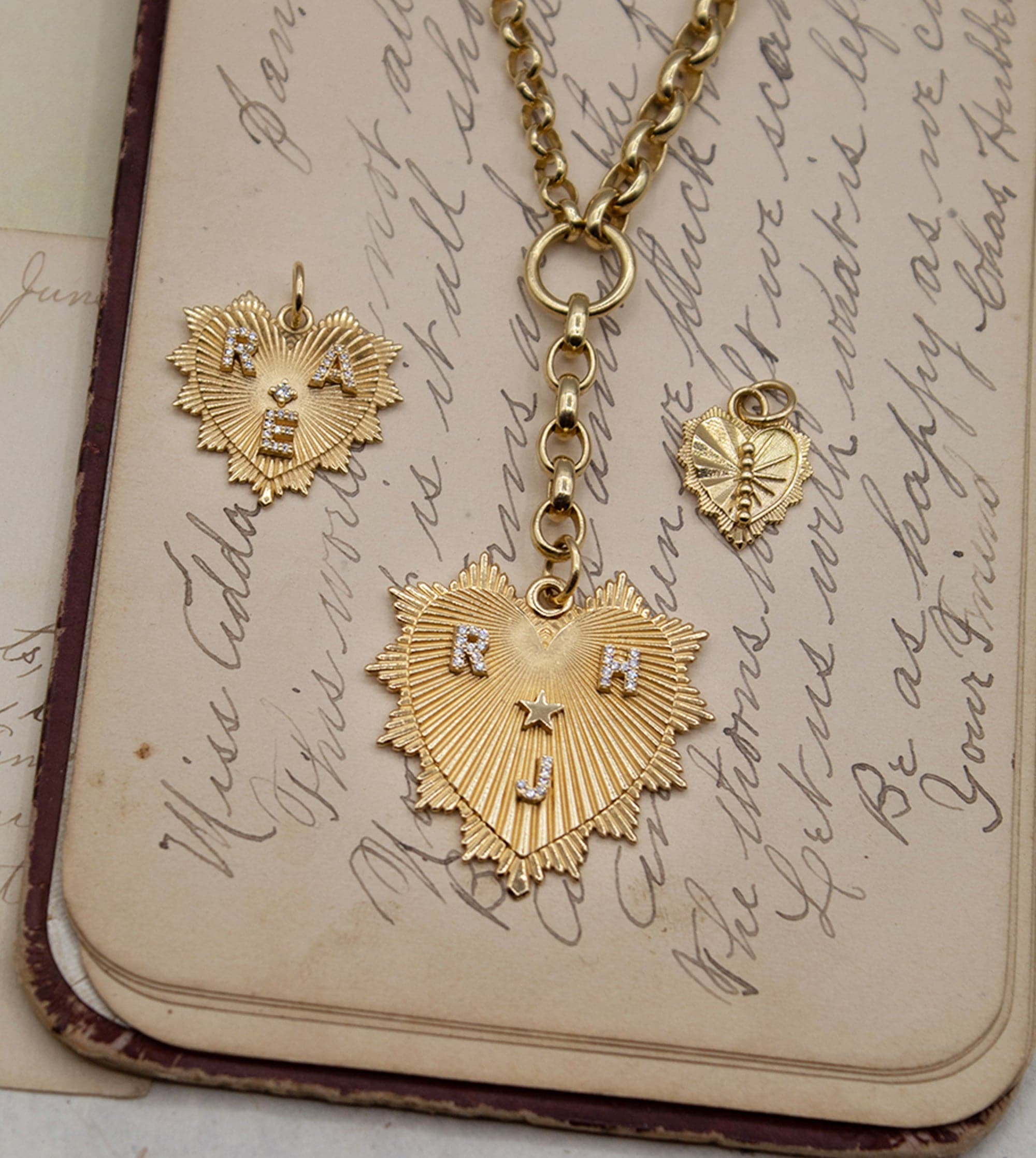 Custom Heart Love Token Necklace - Personalized Oversized Medallion Pendant for Couples, Anniversary Gifts & Romantic Occasions