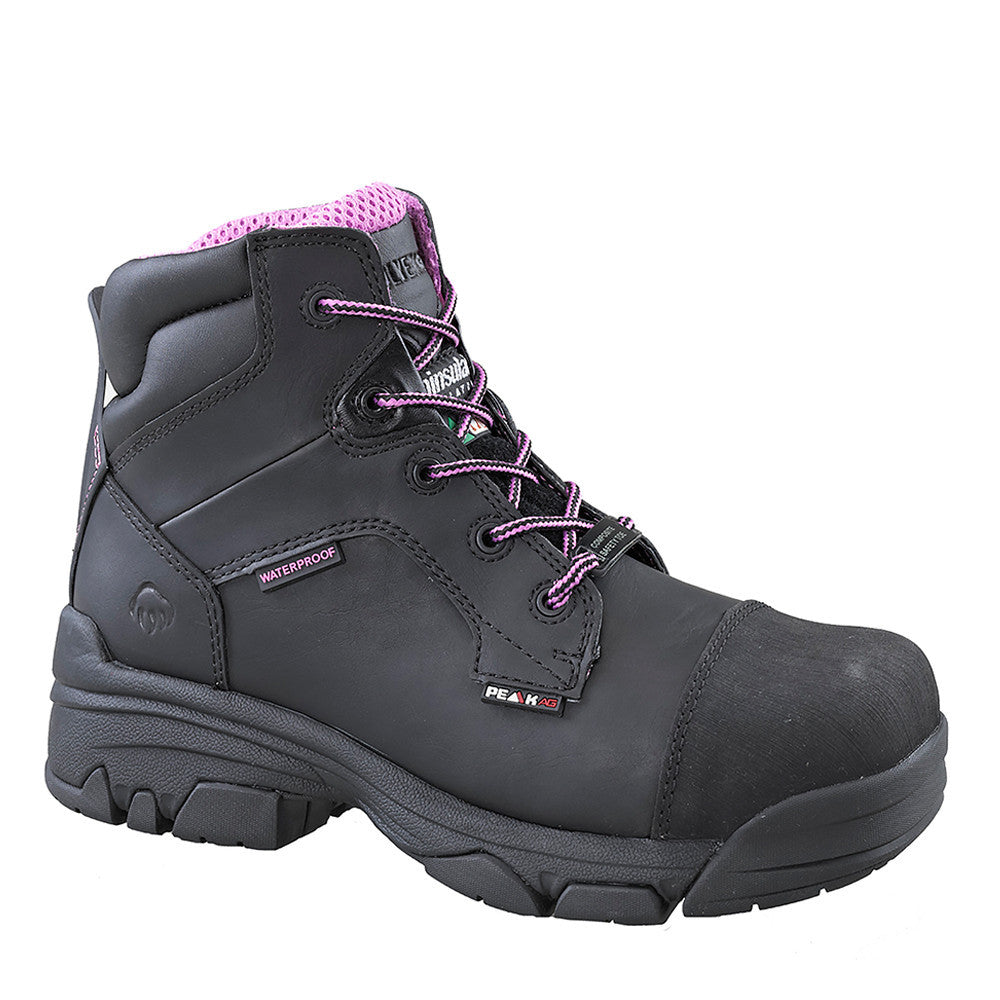 Wolverine Condor Women's Size 6 Waterproof Steel Toe Work Boots - ASTM Safety Rated for Construction, Warehouse & Outdoor Jobs - Durable Non-Slip Work Shoes for Women (Style 75122)