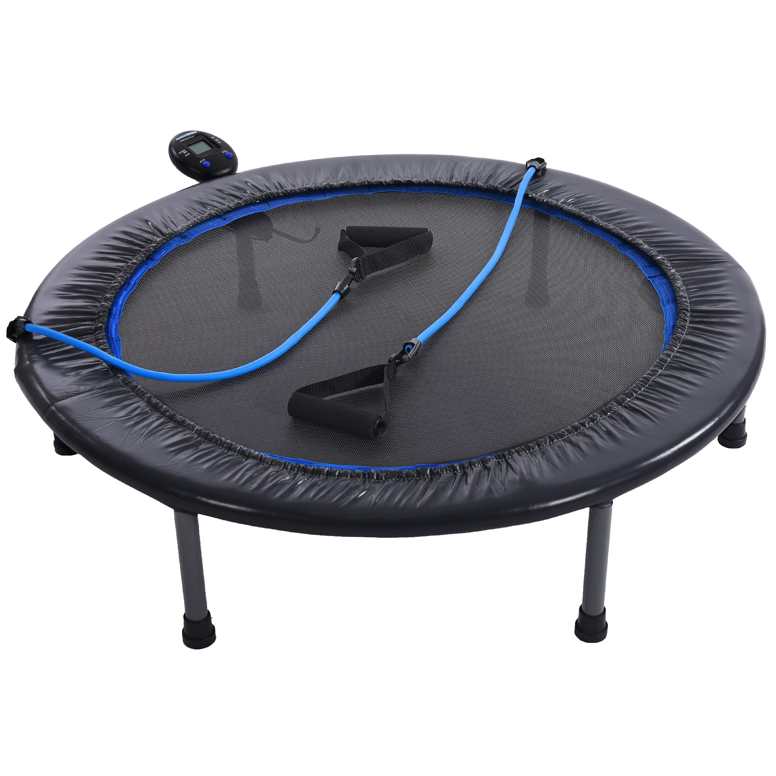 Stamina Mini Fitness Trampoline with Smart Workout App - Portable Rebounder for Home Exercise, Weight Loss & Cardio Training - Perfect for Indoor Workouts, Kids Play & Low-Impact Fitness