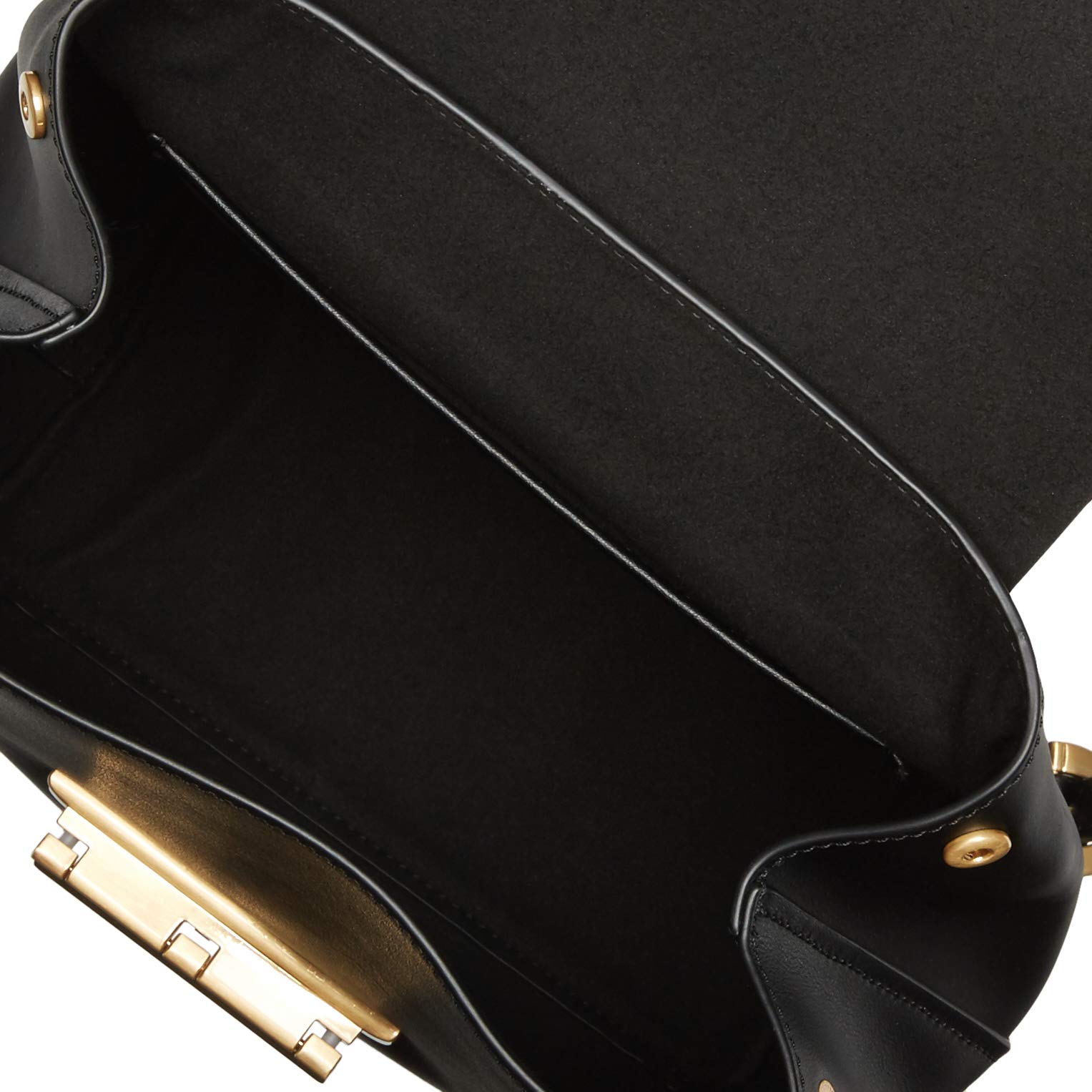 ZAC Zac Posen Women's Fashion Backpack - Stylish Black Leather Laptop Bag for Work, Travel & College | Water-Resistant & Spacious Design