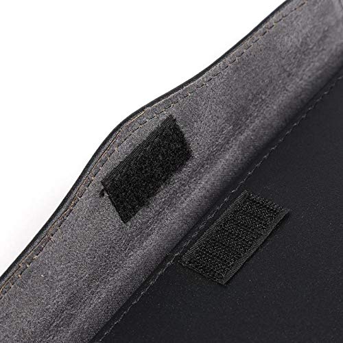 Premium PU Leather Visor Tissue Box Holder - Car & Van Backseat Tissue Dispenser with Refill Paper, Black - Perfect for Road Trips, Commuting & Family Travel