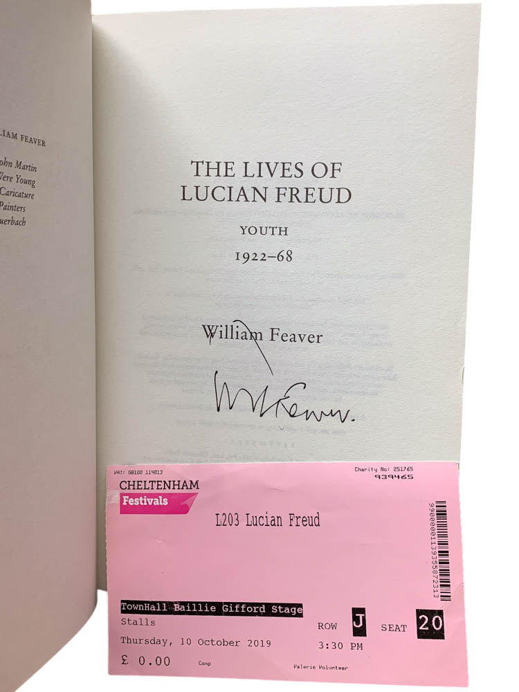 Signed Copy - The Lives of Lucian Freud: Youth 1922-1968 by William Feaver | Biography Book | Perfect for Art Collectors & History Enthusiasts