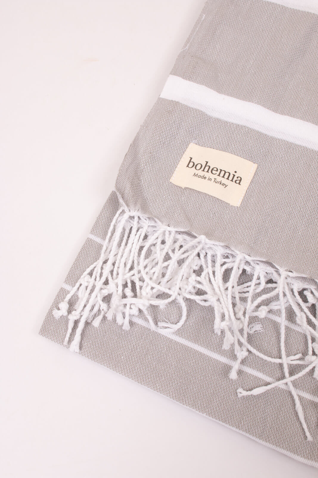 Premium Ibiza Summer Hammam Towel - Soft & Absorbent Pearl Grey Beach Towel for Pool, Spa, Yoga & Travel | Lightweight & Quick-Drying