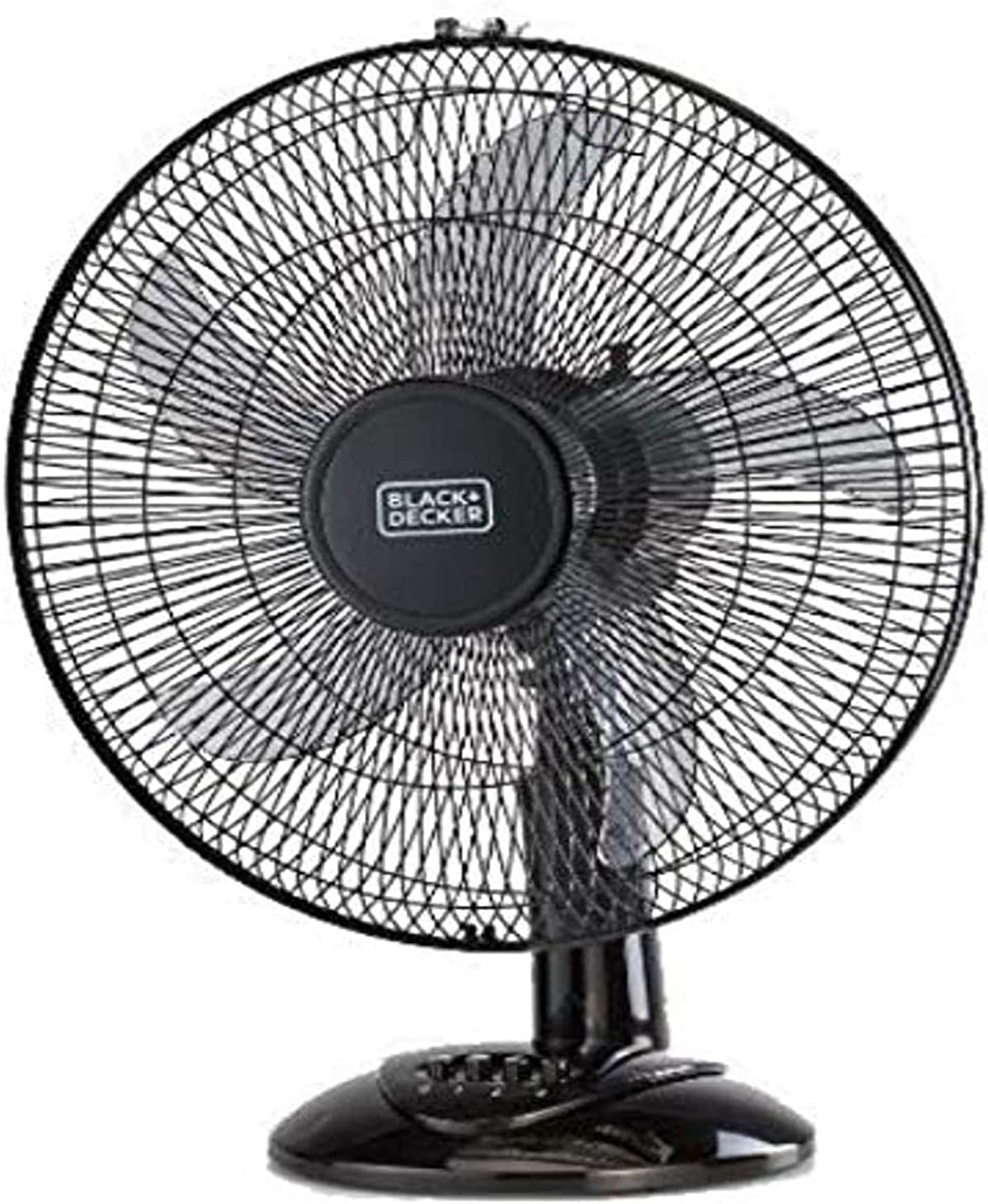 Black & Decker FD1620 16 Inch 3-Speed Desk Fan with Adjustable Tilt, 220V - Perfect for Office, Home & Dorm Room Cooling | Non-USA Compliant