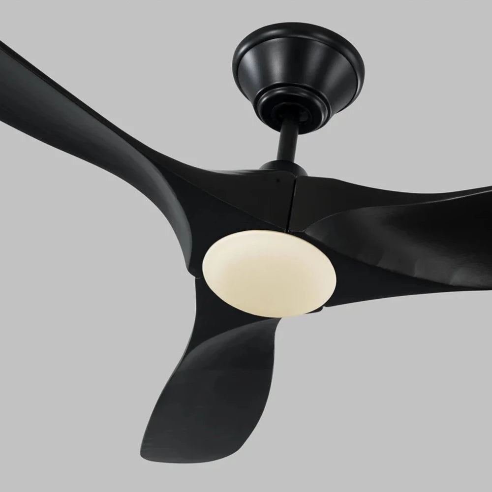 Maverick LED Ceiling Fan with Remote Control - Energy Efficient Modern Ceiling Light & Air Circulator - Perfect for Living Room, Bedroom & Outdoor Patio