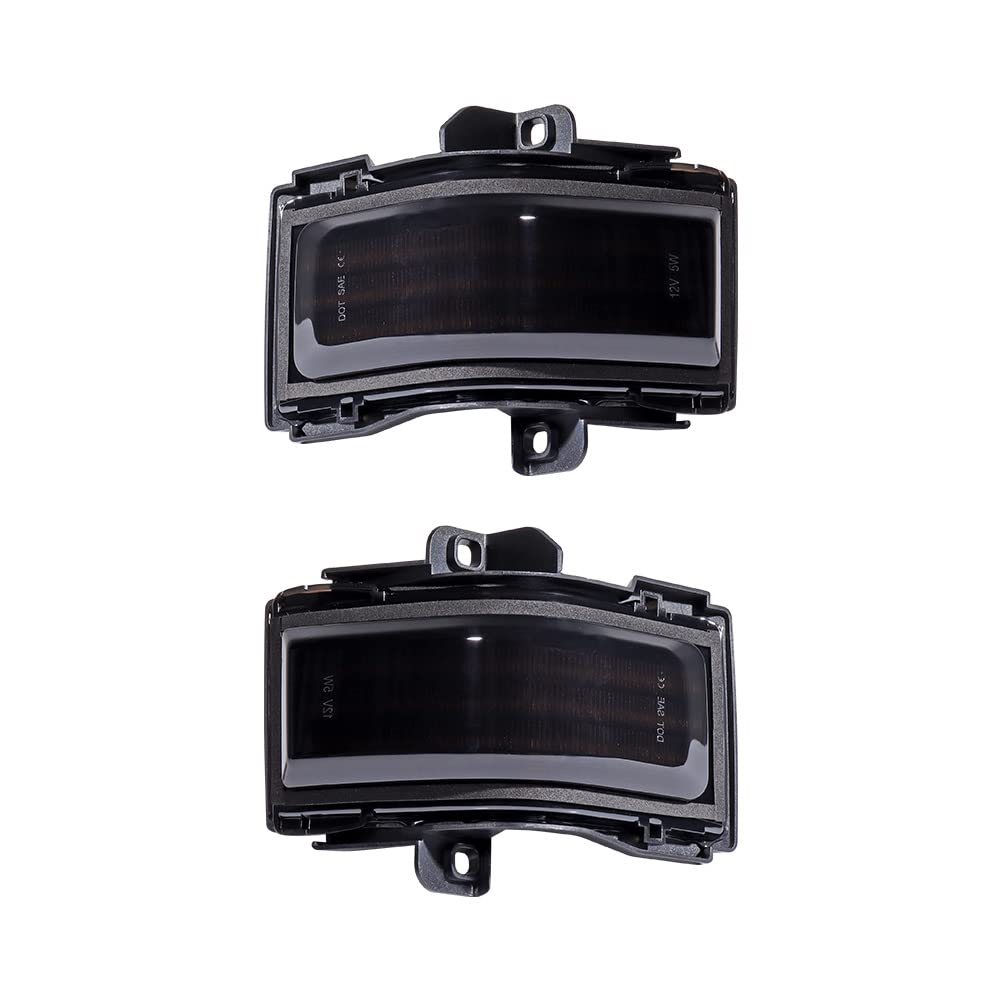 LED Sequential Side Mirror Marker Lights Switchback Turn Signal Lamps - Compatible with 2017-2023 Ford F250 F350 F450 F550 Super Duty & 2015-2023 F150 - Enhanced Visibility & Safety for Towing & Night Driving