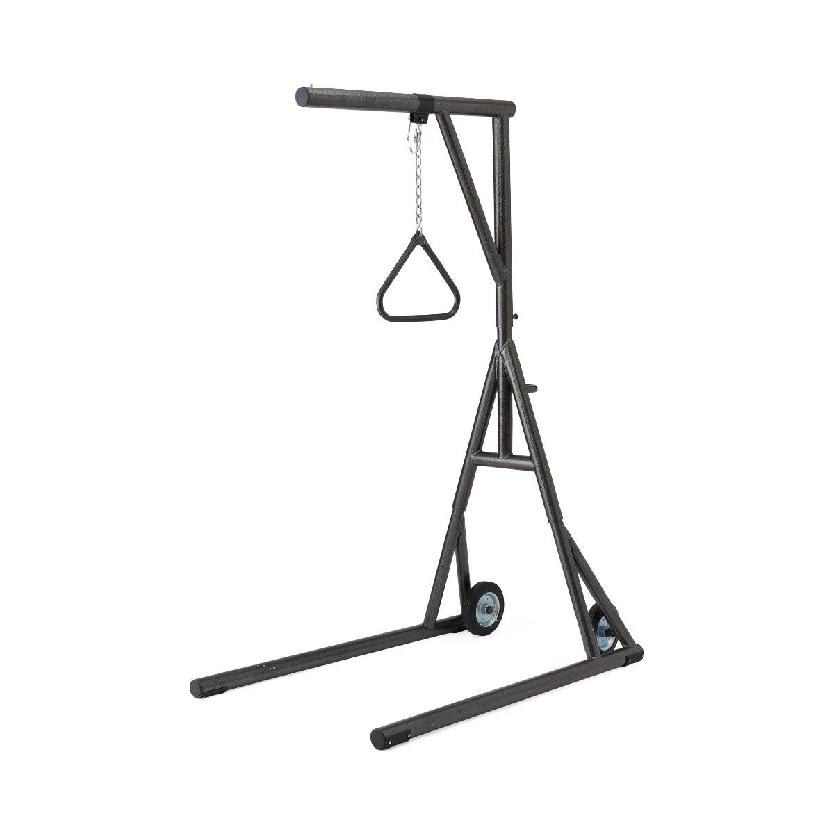 Freestanding Bariatric Trapeze with Wheels - Heavy Duty Patient Mobility Aid for Home & Hospital Use