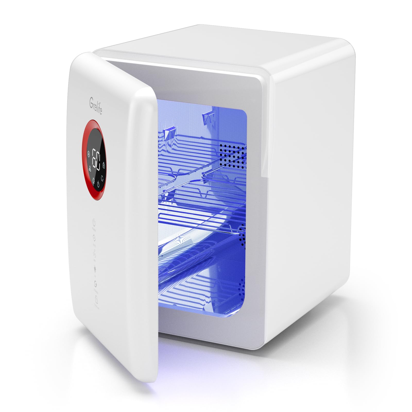 Grelife 18L Bottle Dryer - Baby Bottle Sterilizer & Dryer with Touch Screen Control, Auto-Off Safety for Toys, Clothes, Beauty Tools, Tableware, Phones | Perfect for Nursery, Kitchen, Home Office & Beauty Salon