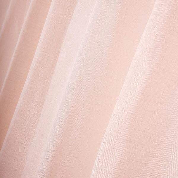 2 Pack 52x64 Inch Faux Linen Curtain Panels with Chrome Grommets - Light Filtering Window Drapes for Living Room & Bedroom