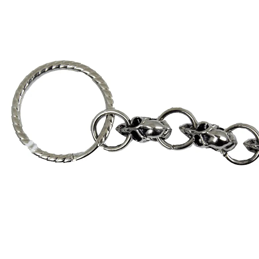 Open Road Skull Wallet Chain - Punk Rock Accessory for Men & Women - Perfect for Bikers, Concerts and Fashion Statements